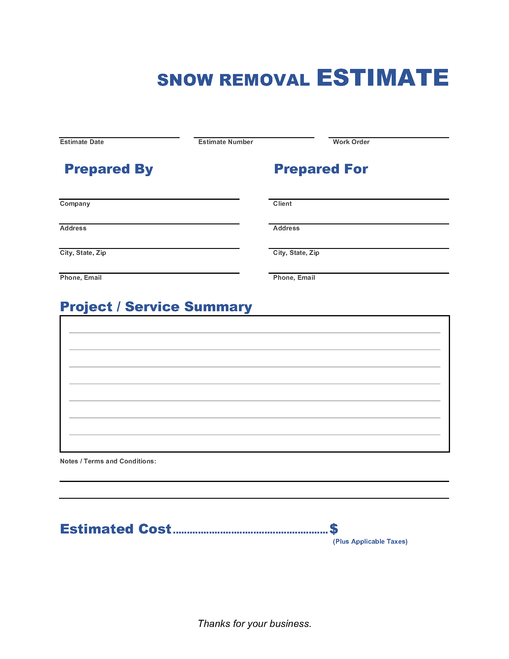 Snow-Removal-Estimate-Template