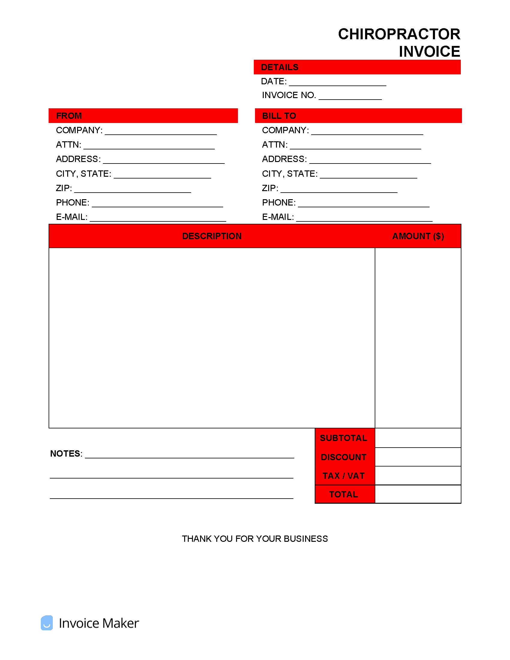 Chiropractor-Invoice-Template