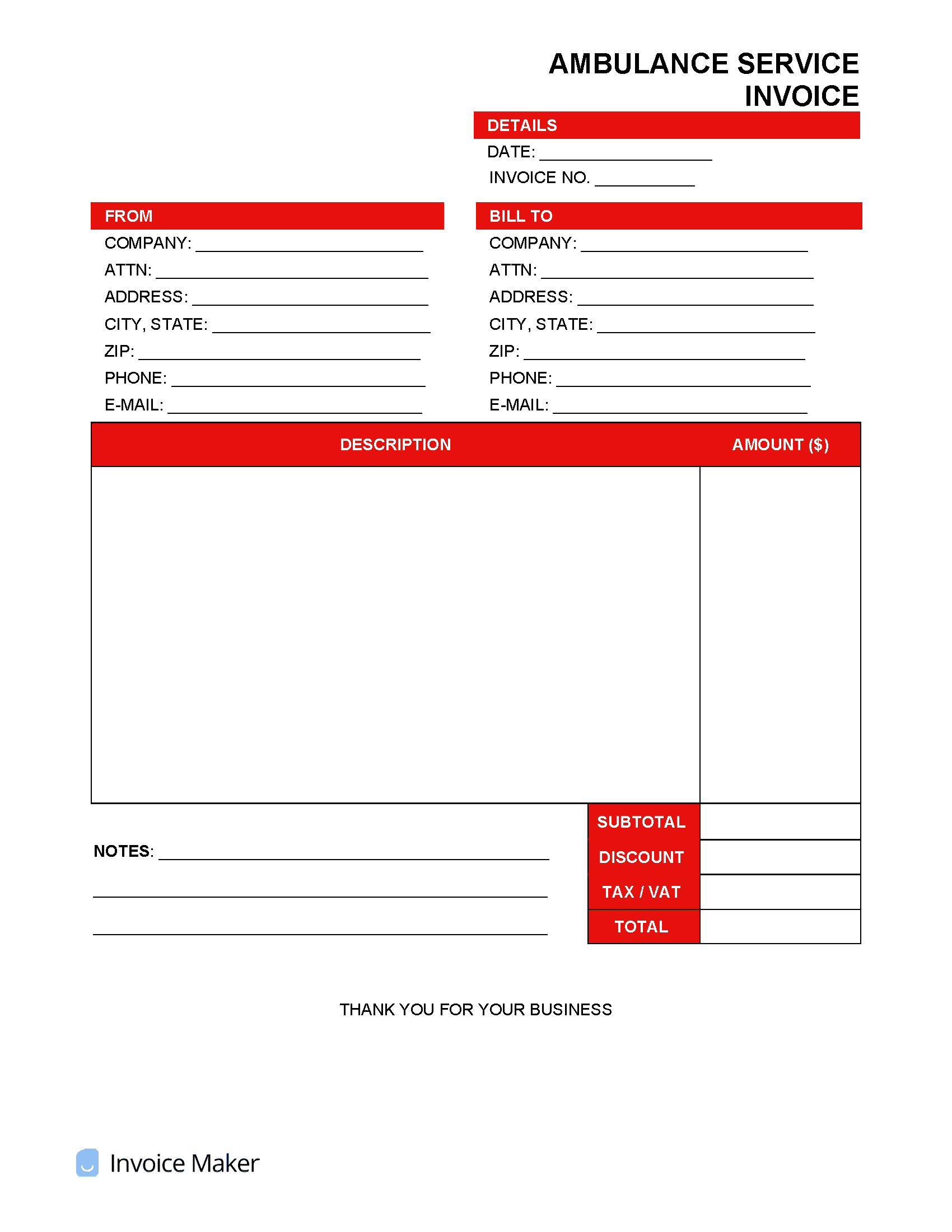 Ambulance-Service-Invoice-Template