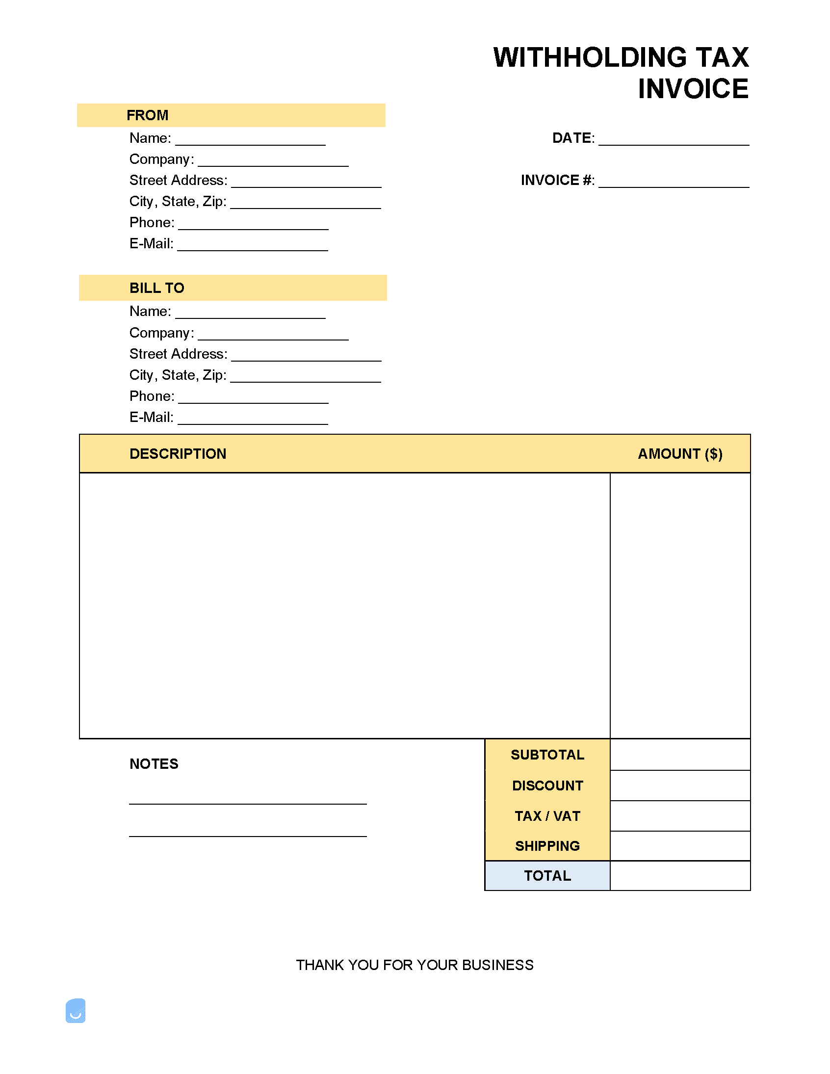 Withholding-Tax-Invoice-Template