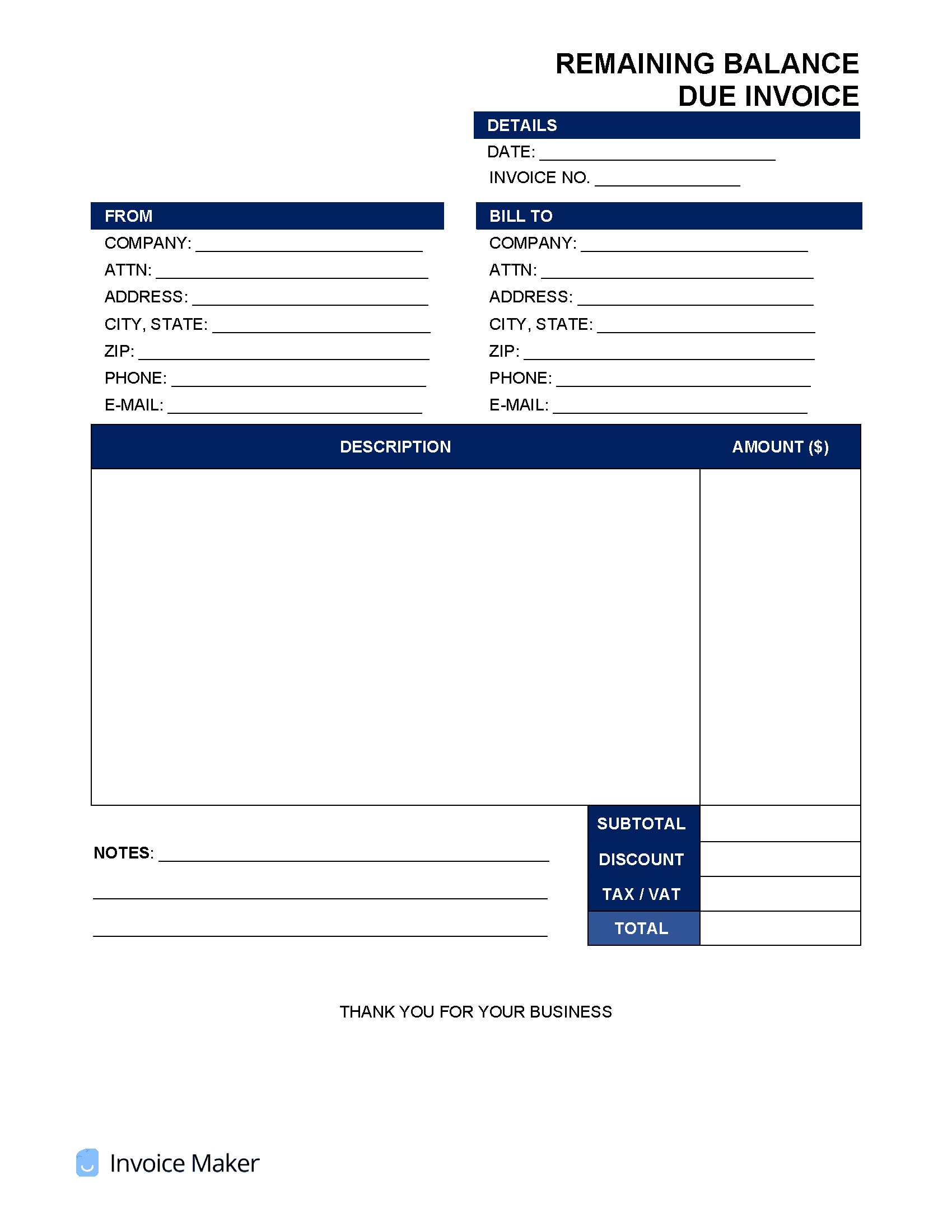 Remaining-Balance-Due-Invoice-Template