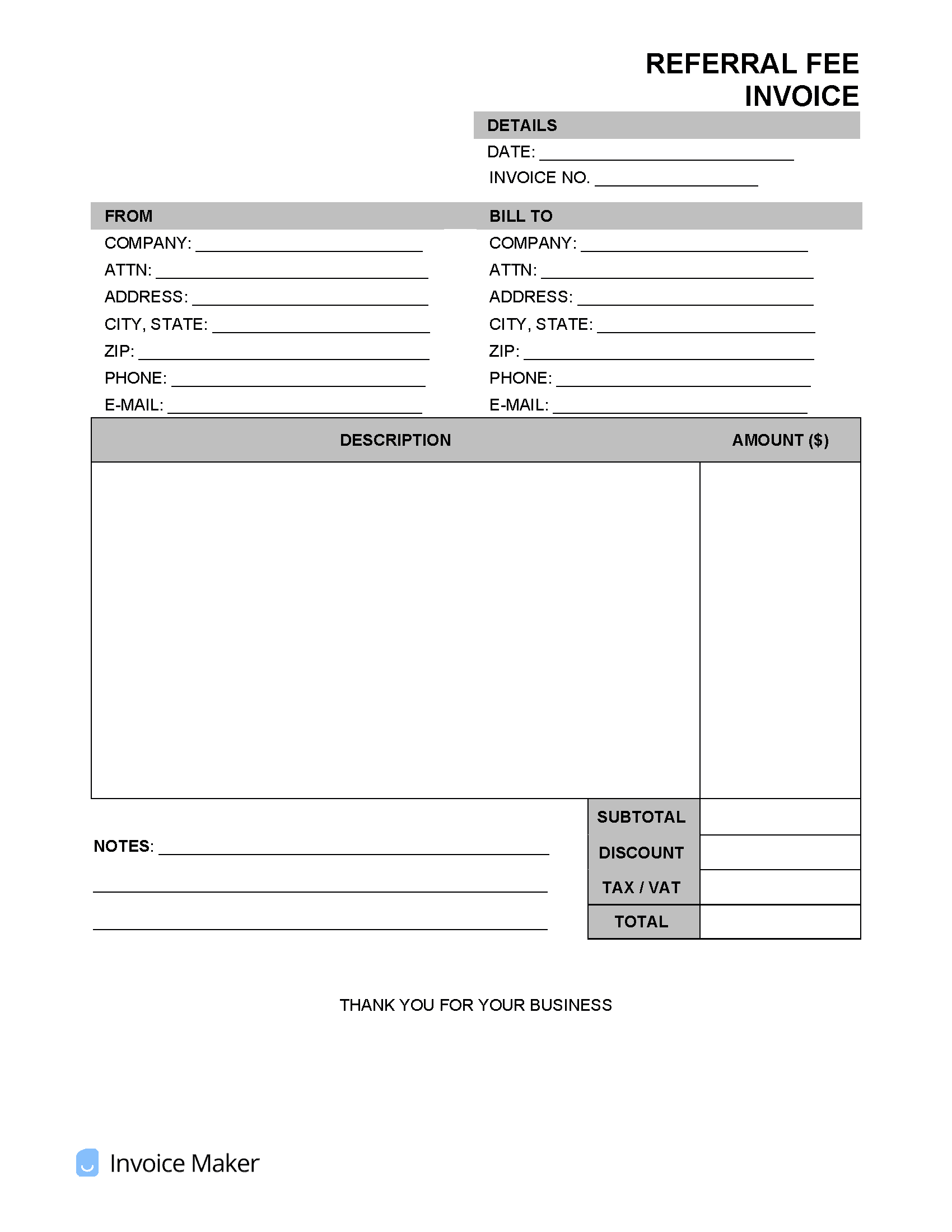 Referral-Fee-Invoice-Template