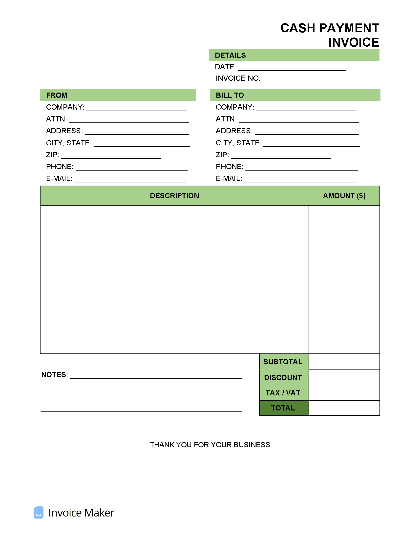 Cash-Payment-Invoice-Template