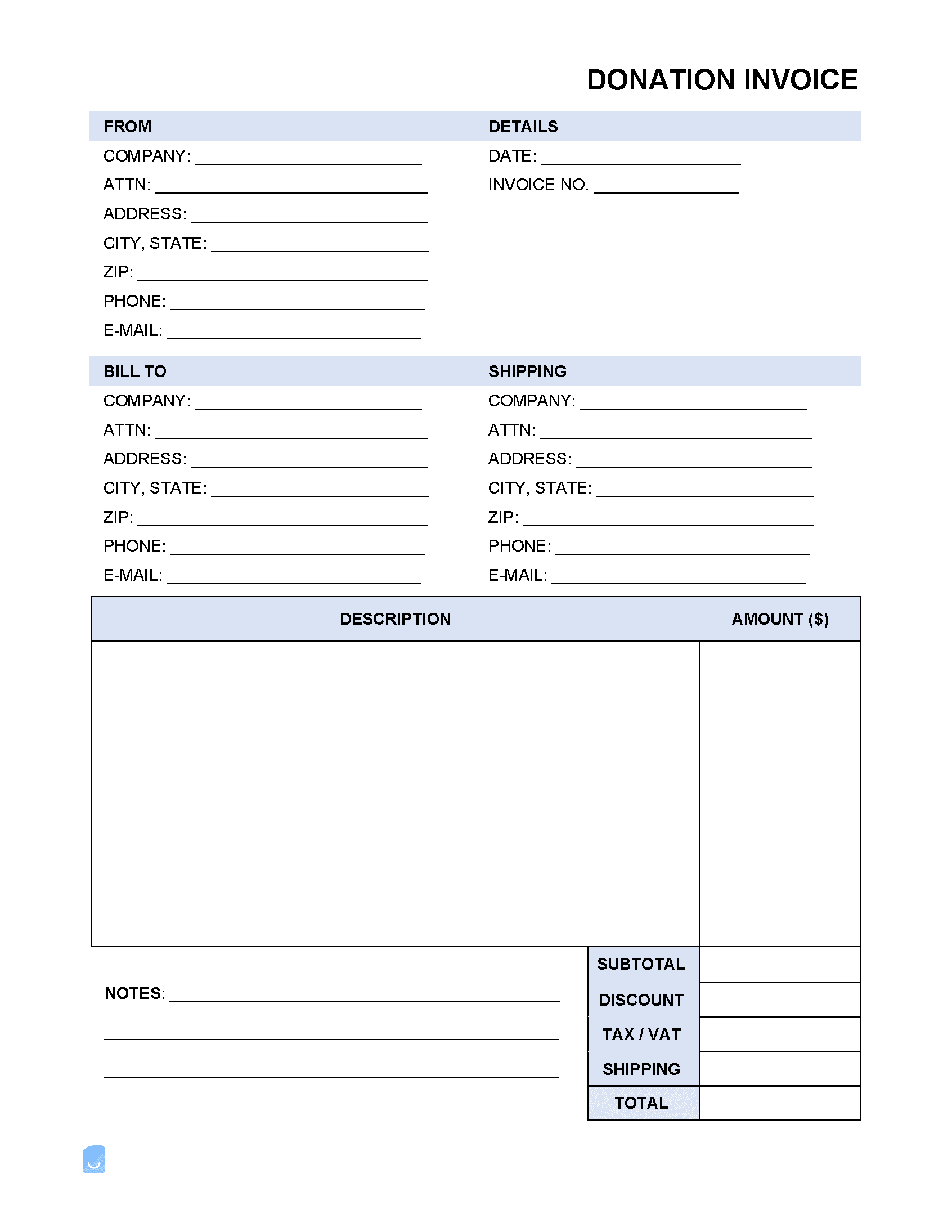 Donation-Invoice-Template
