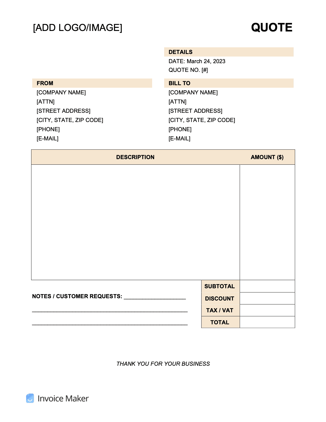 Quote-Invoice-Template