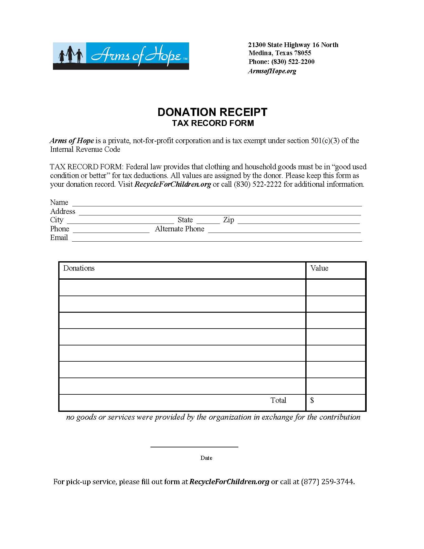 Arms-of-Hope-Donation-Receipt-Template
