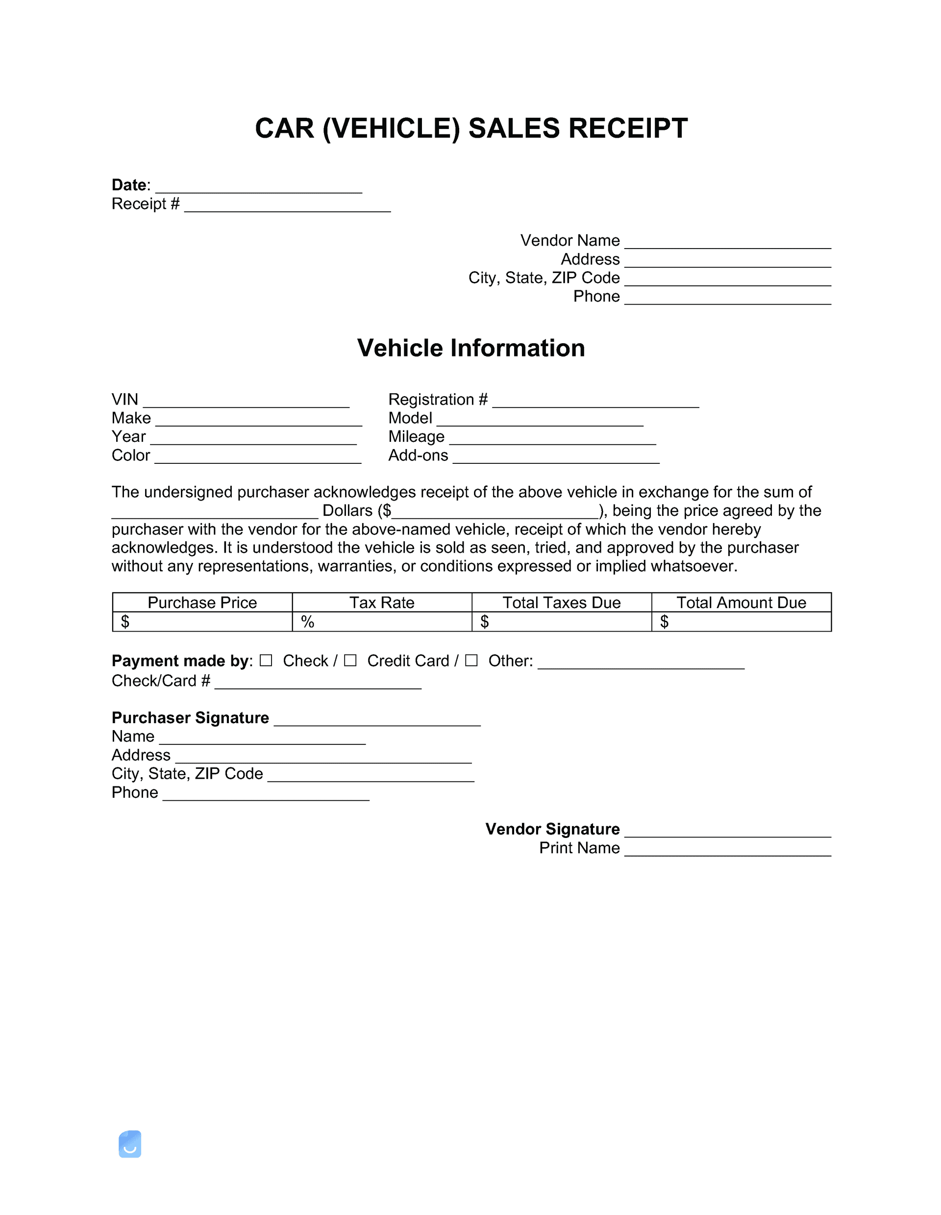 Car-Vehicle-Sales-Receipt-Template