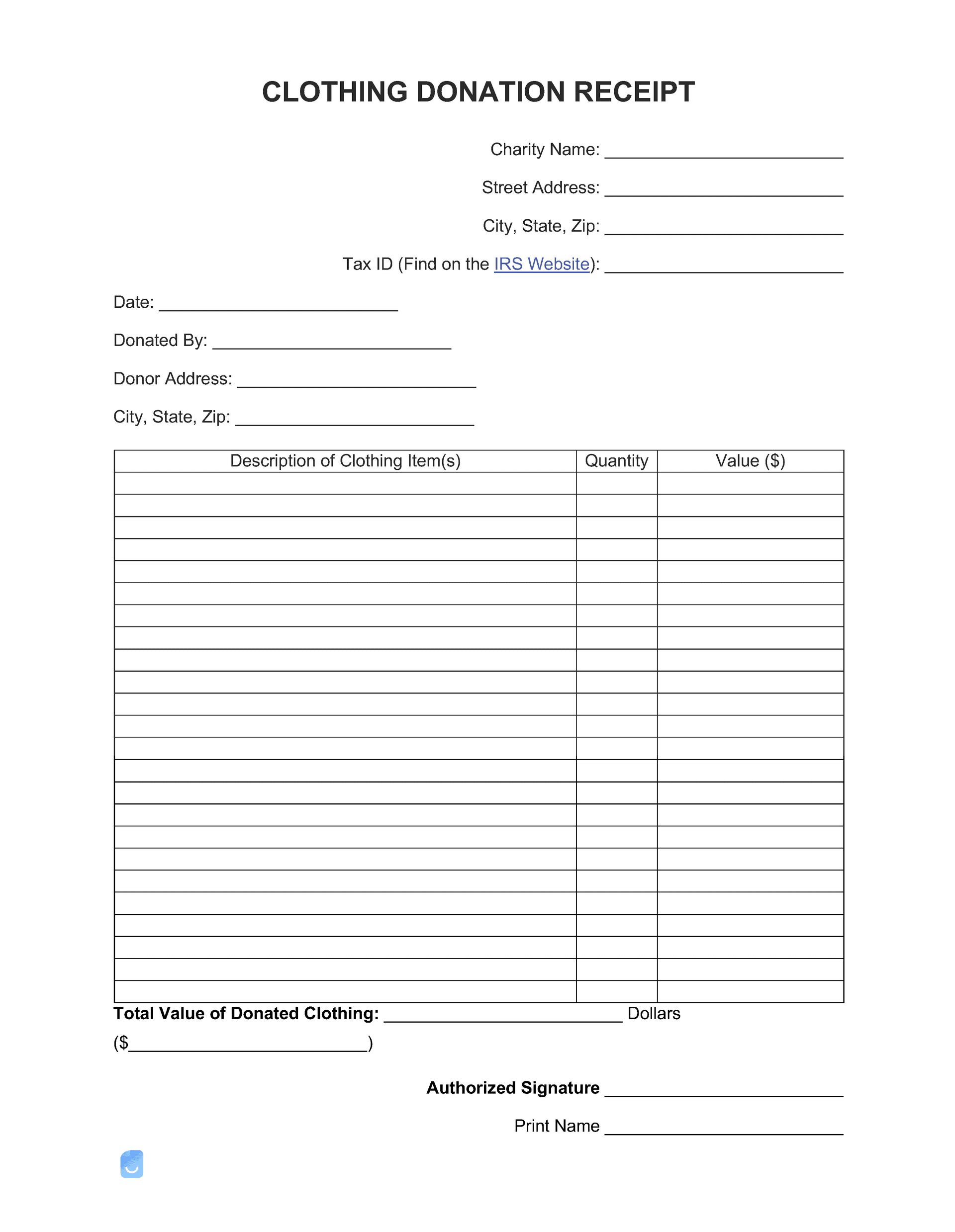 Clothing-Donation-Receipt-Template