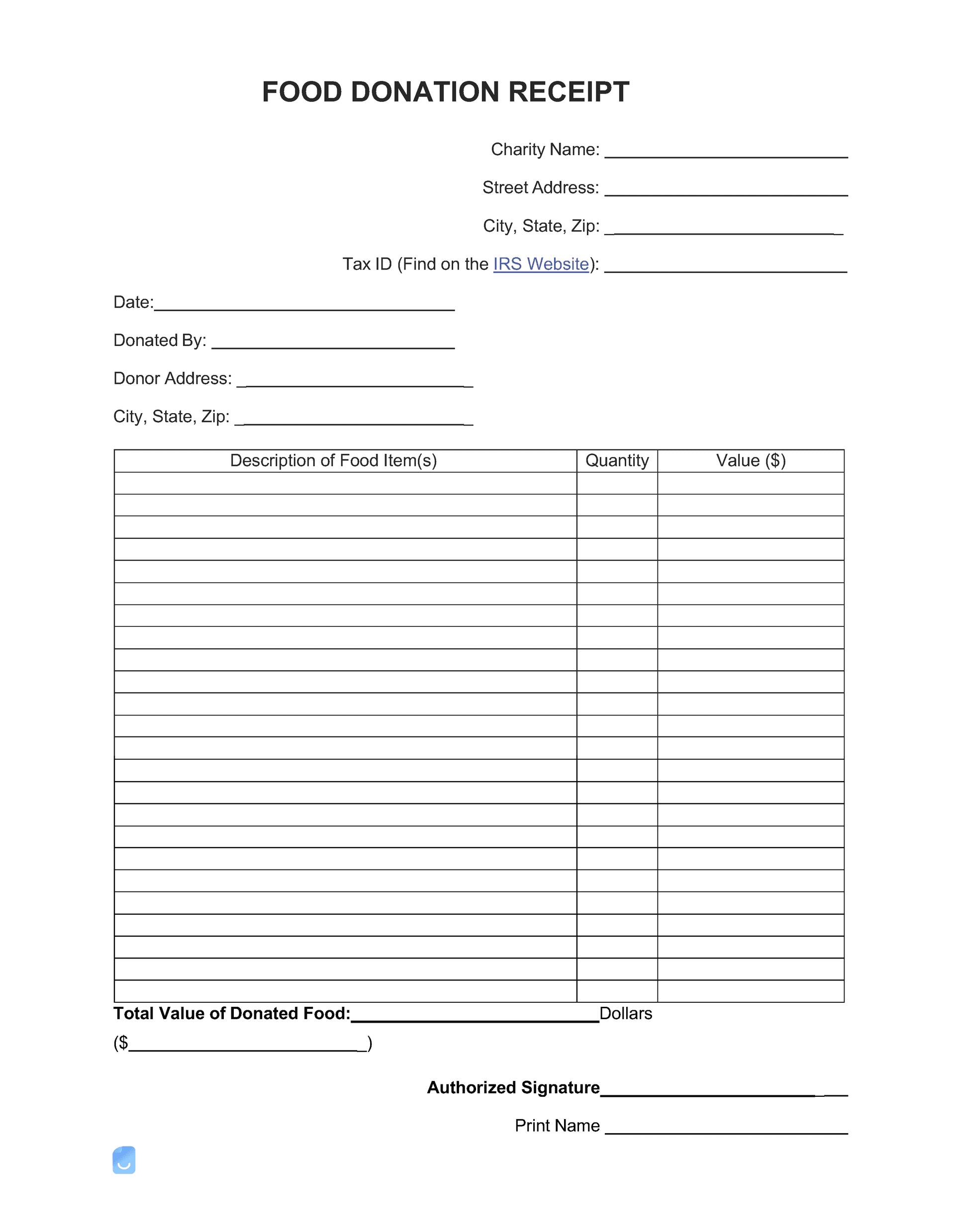 Food-Donation-Receipt-Template