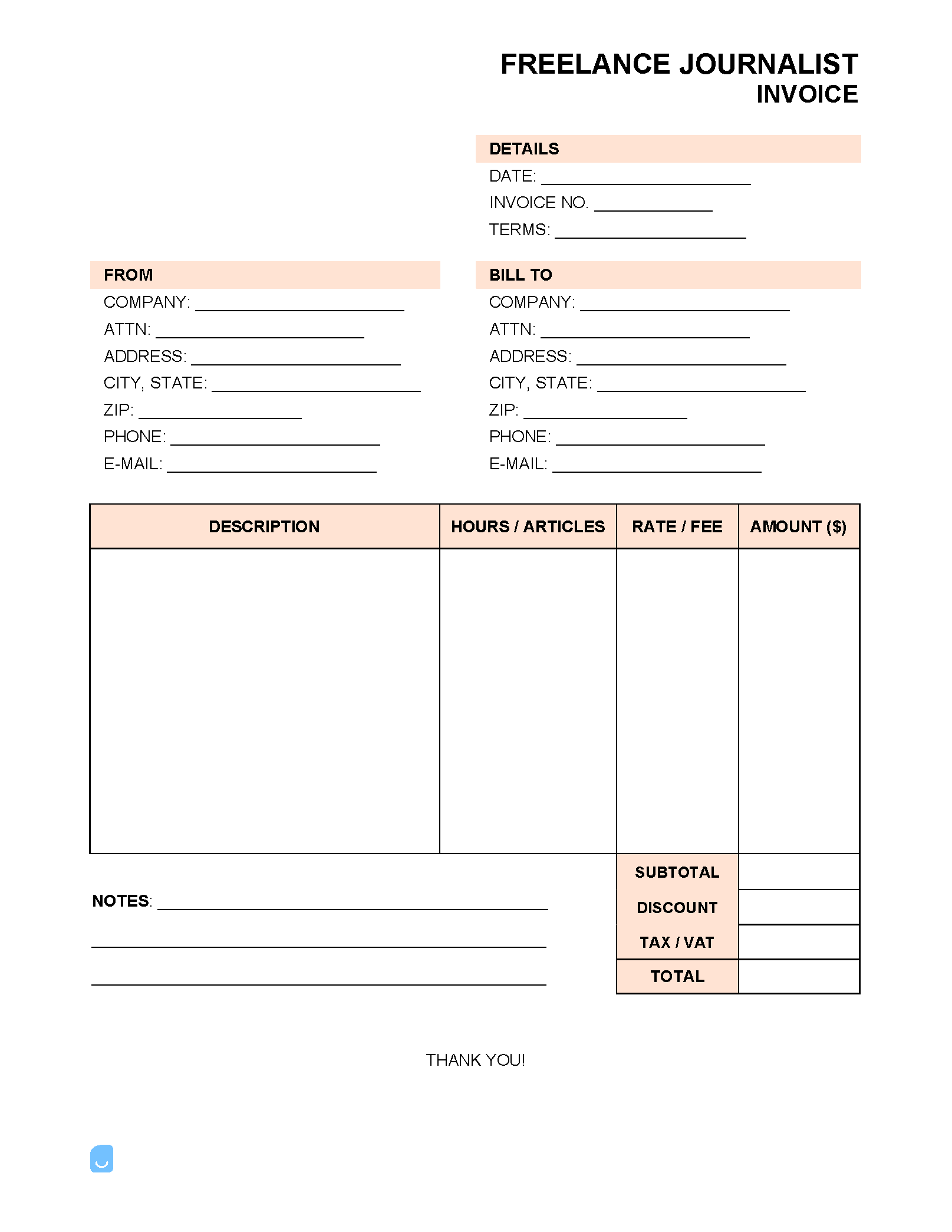 Freelance-Journalist-Invoice-Template