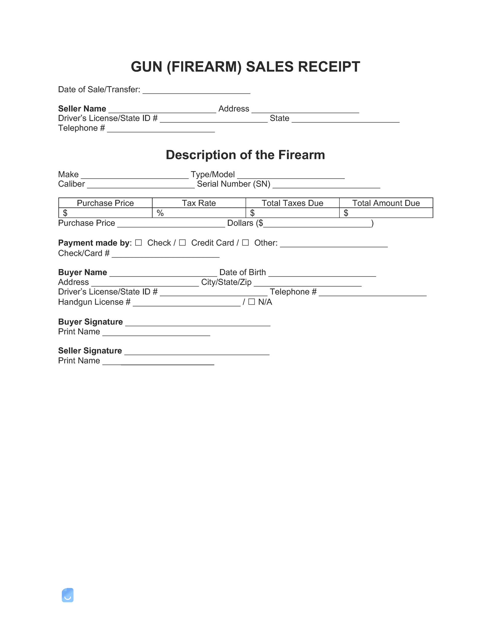 Gun-Firearm-Sales-Receipt-Template