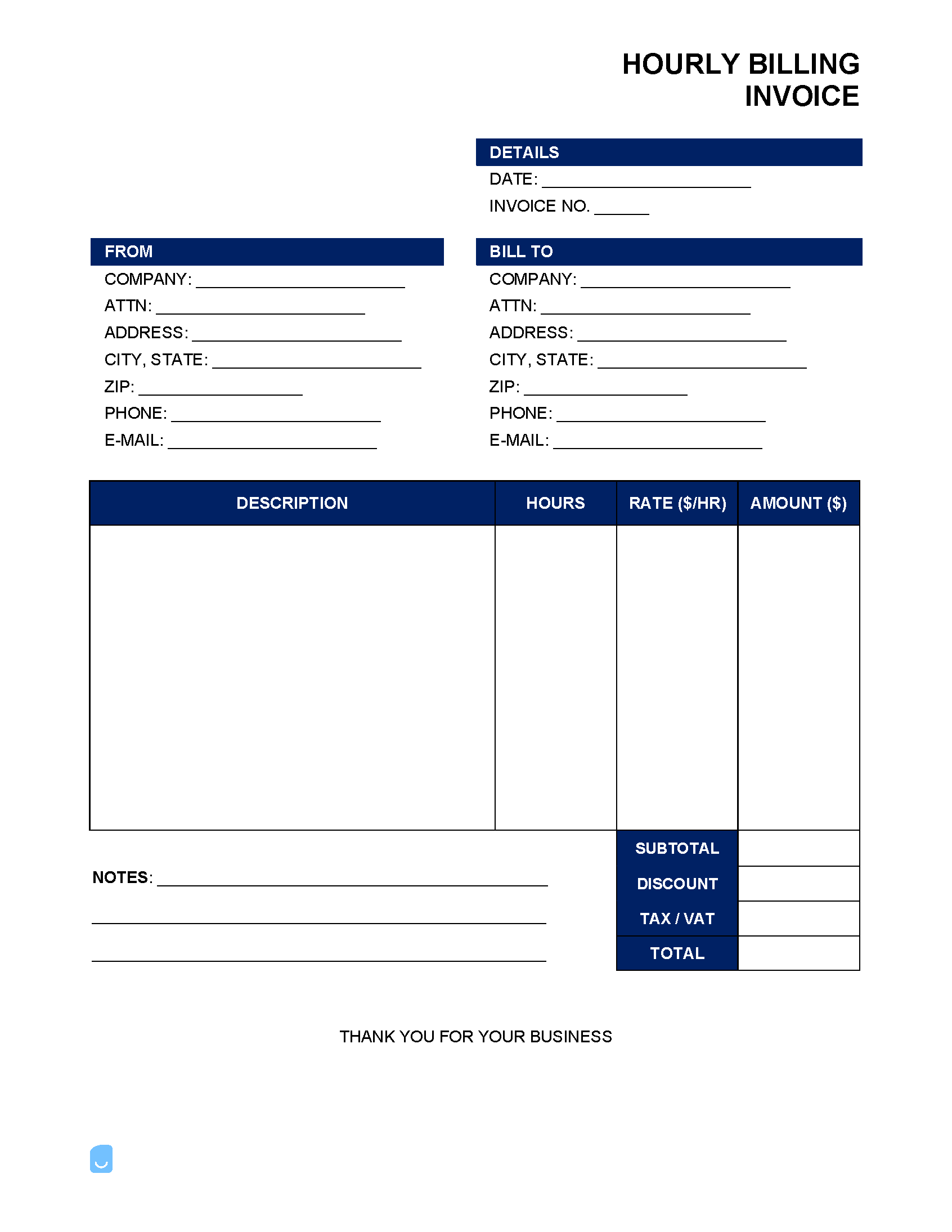 Hourly-Billing-Invoice-Template