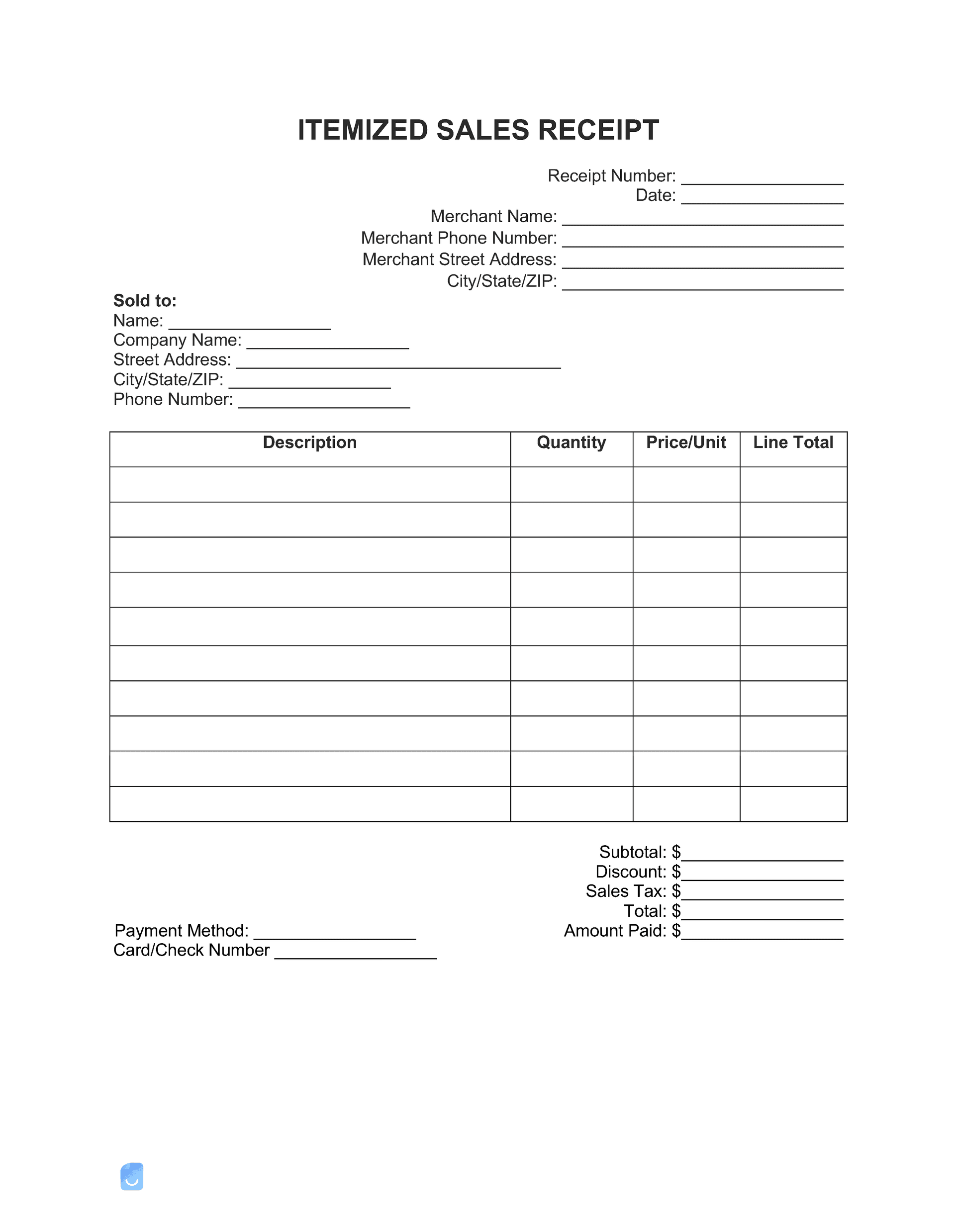 Itemized-Sales-Receipt-Template
