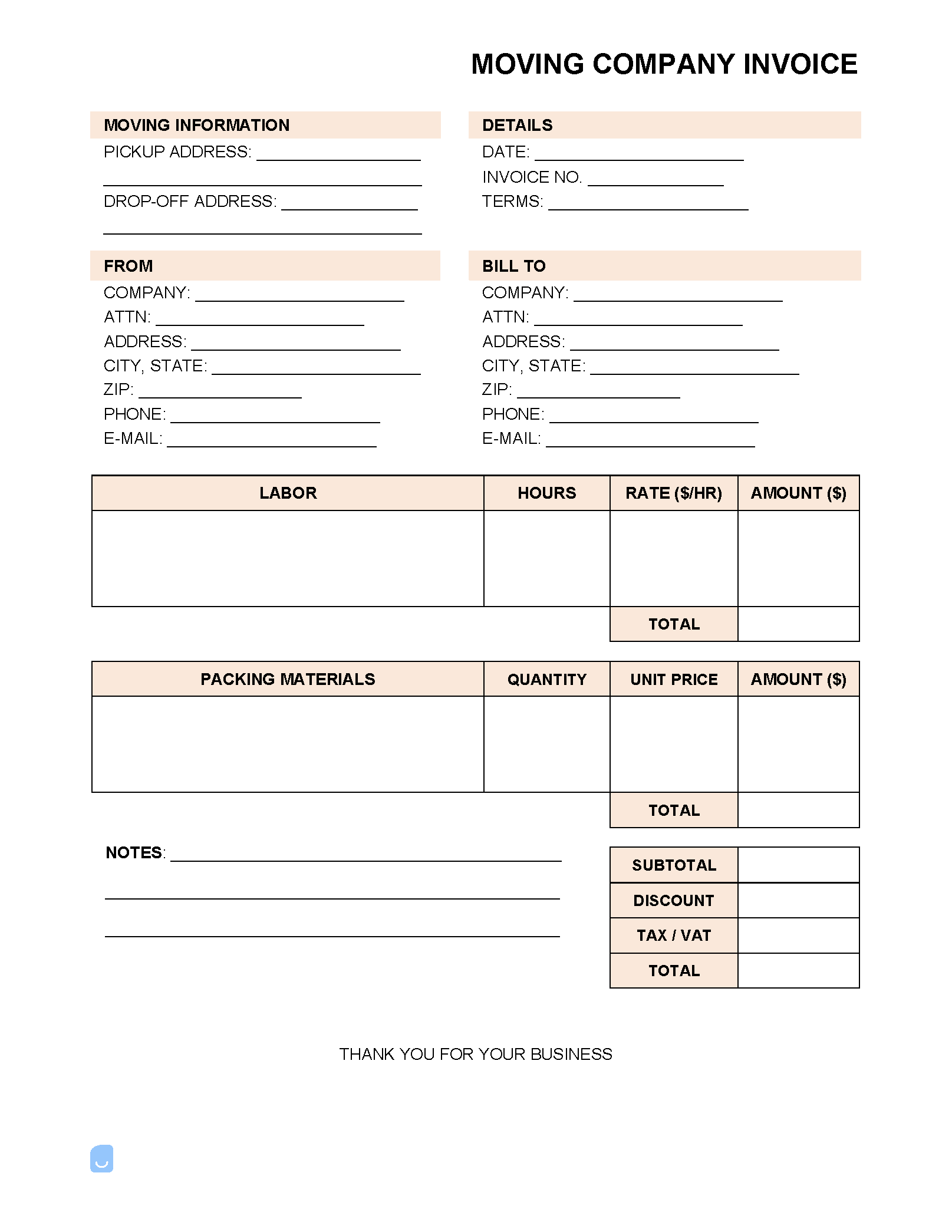 Moving-Company-Invoice-Template