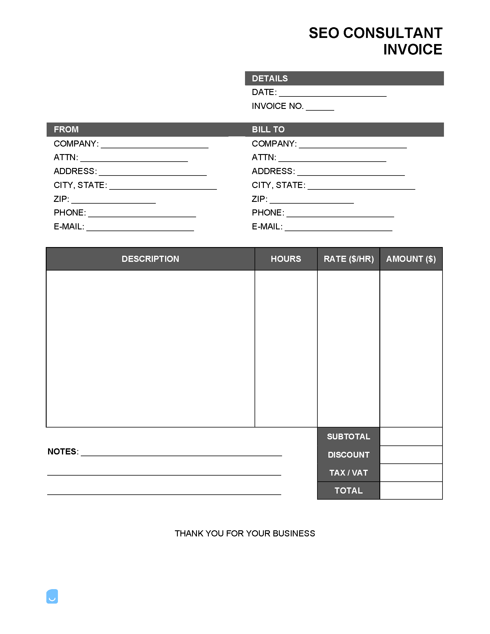 SEO-Consultant-Invoice-Template
