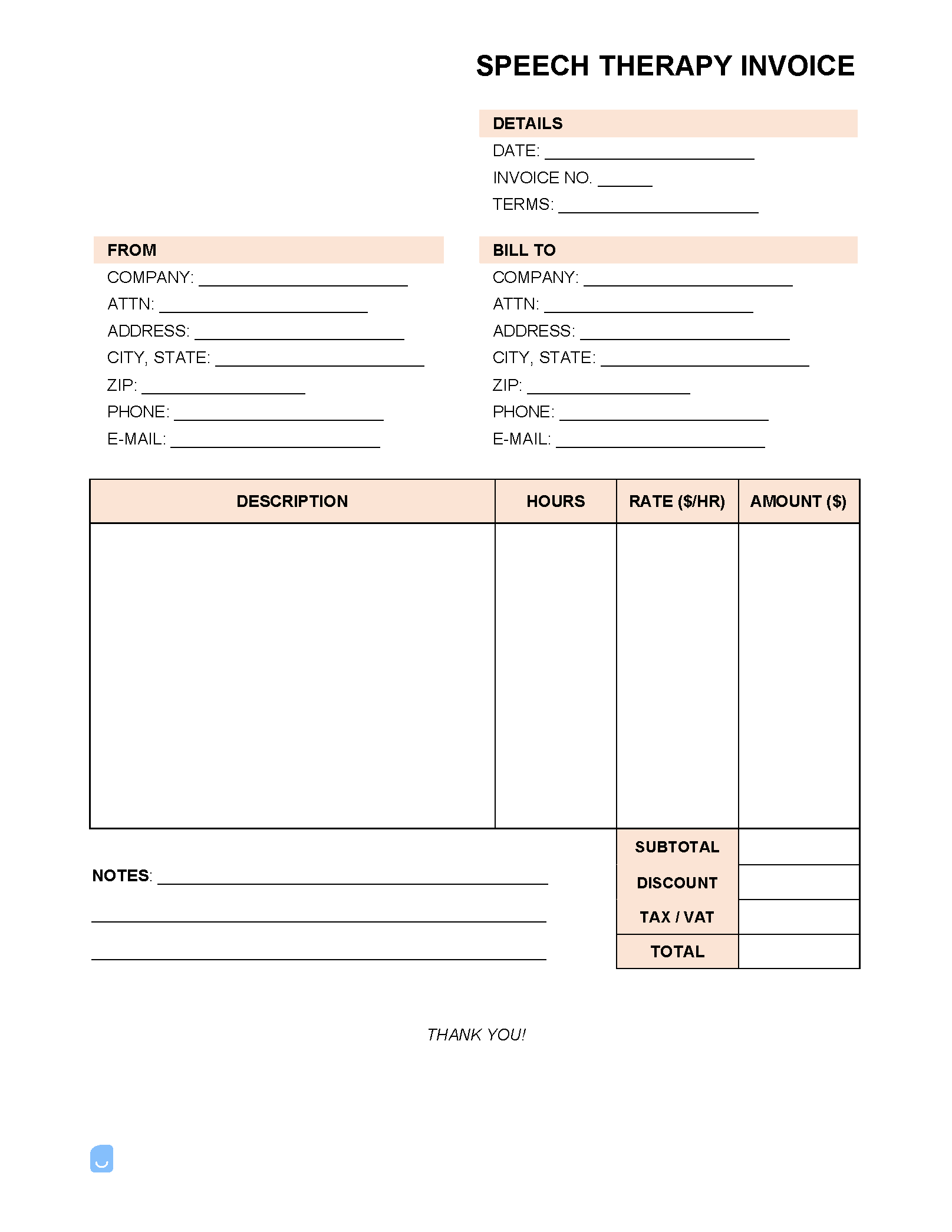 Speech-Therapy-Invoice-Template