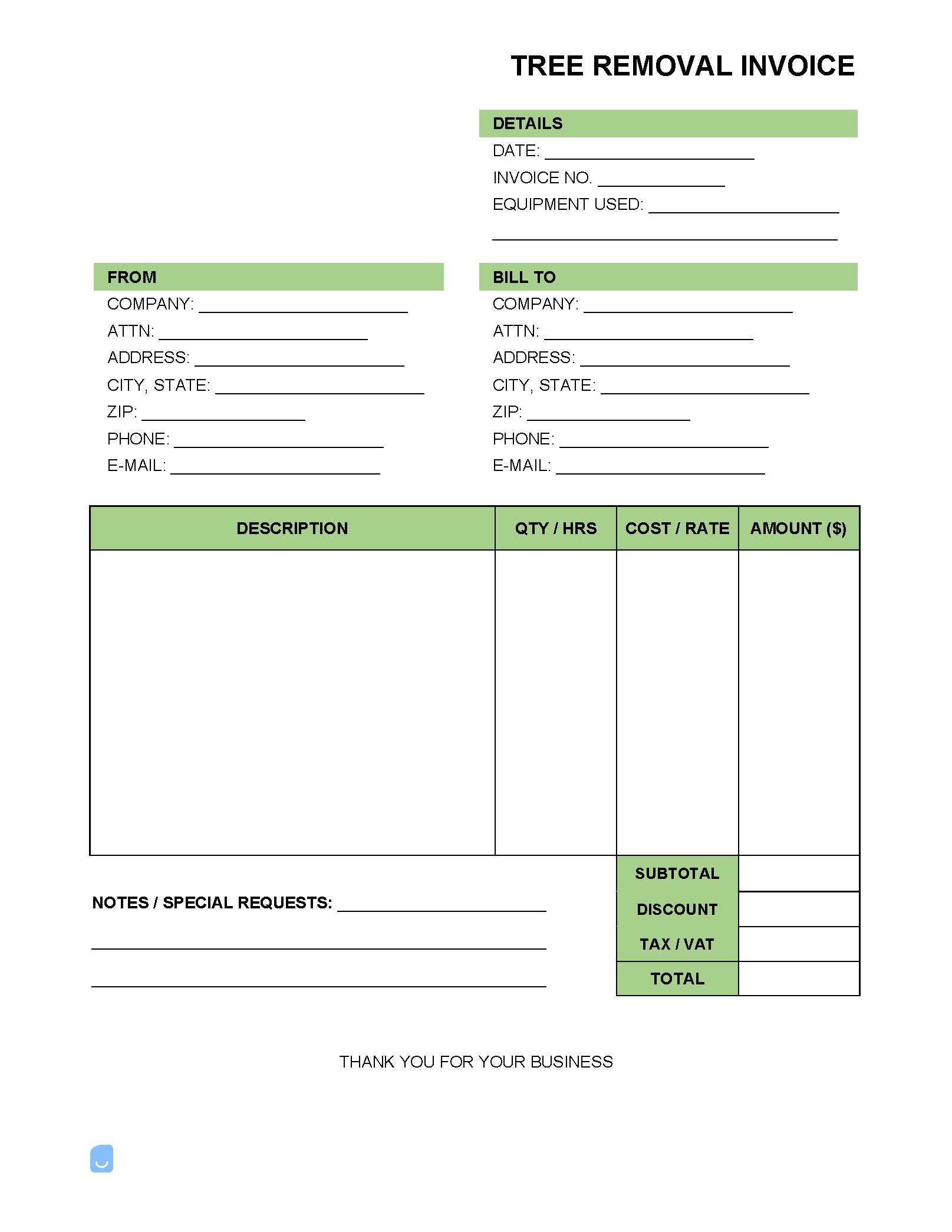 Tree-Removal-Invoice-Template