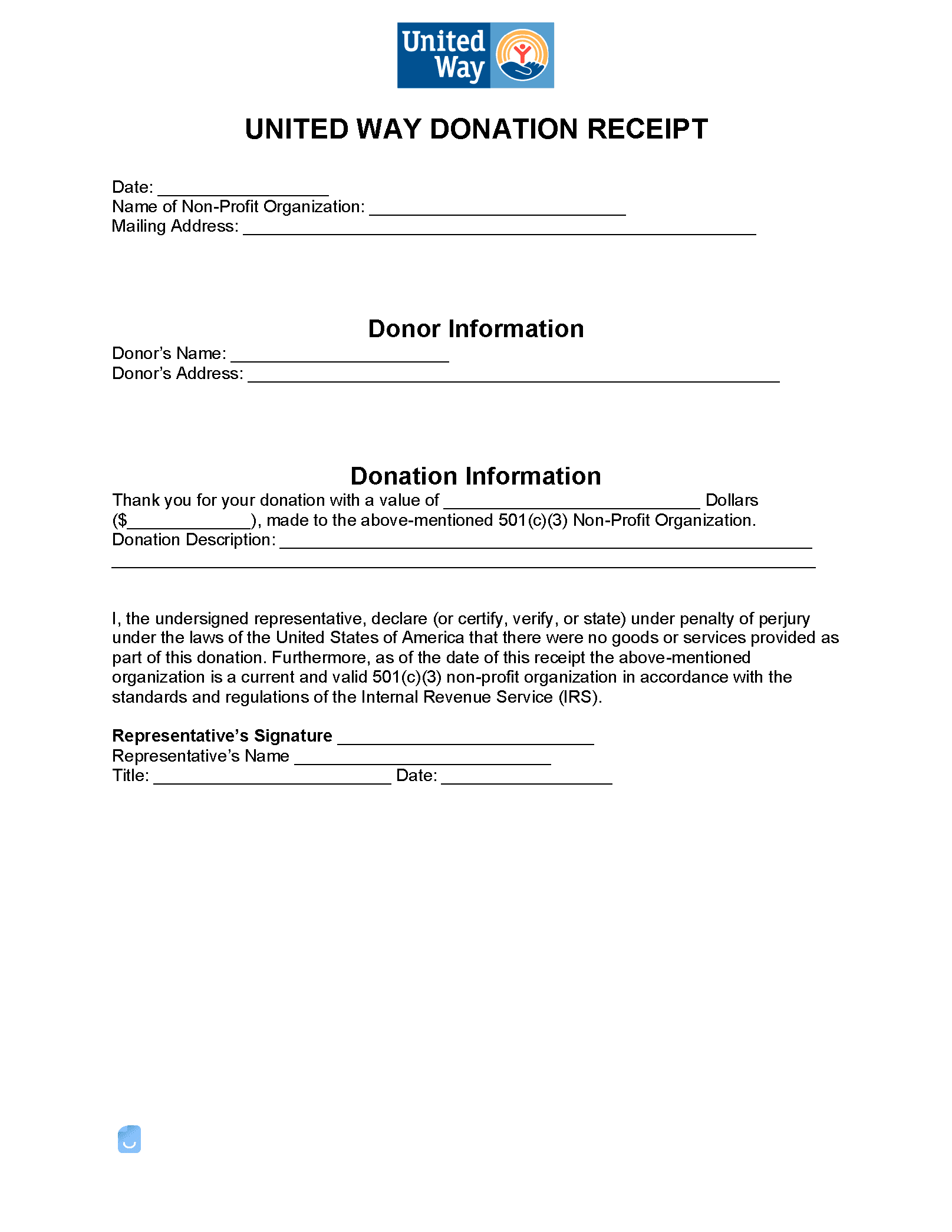 United-Way-Donation-Receipt-Template