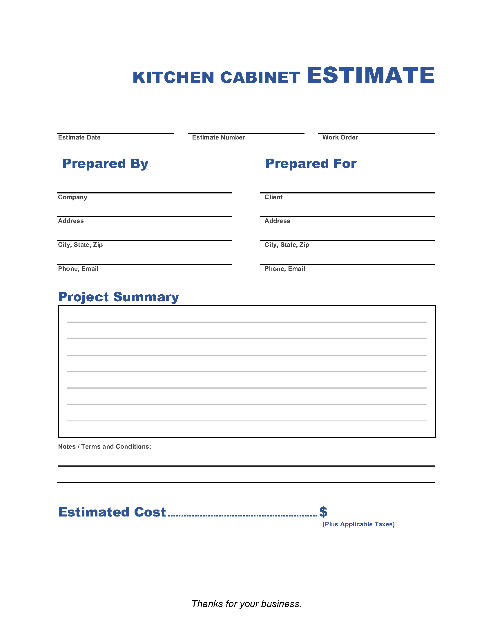 Kitchen-Cabinet-Estimate-Template