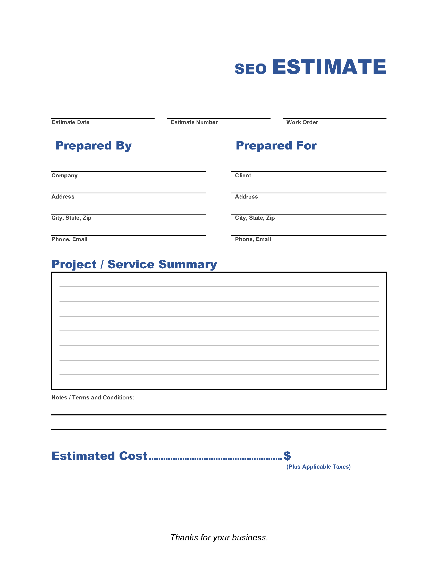 SEO-Estimate-Template
