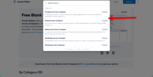 Find an invoice template