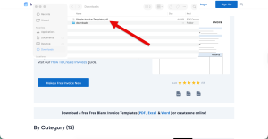 Download an invoice template
